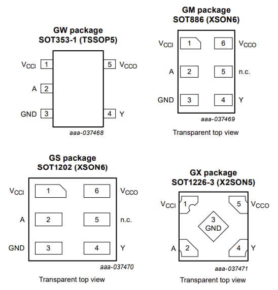 Nexperia AXP1T34 Dual Supply Translating Buffers
